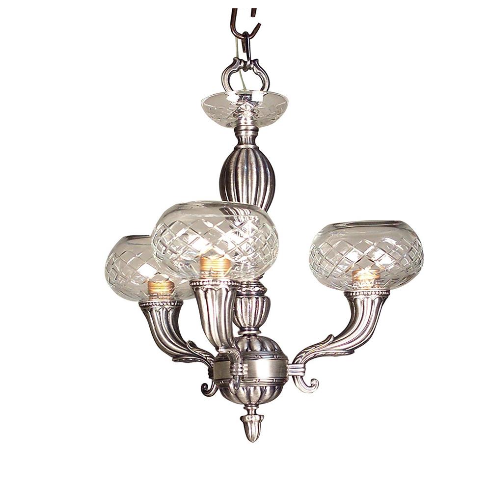 Classic Lighting 57323 MS Chatham Chandelier in Millennium Silver